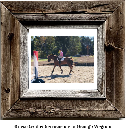 horse trail rides near me in Orange, Virginia